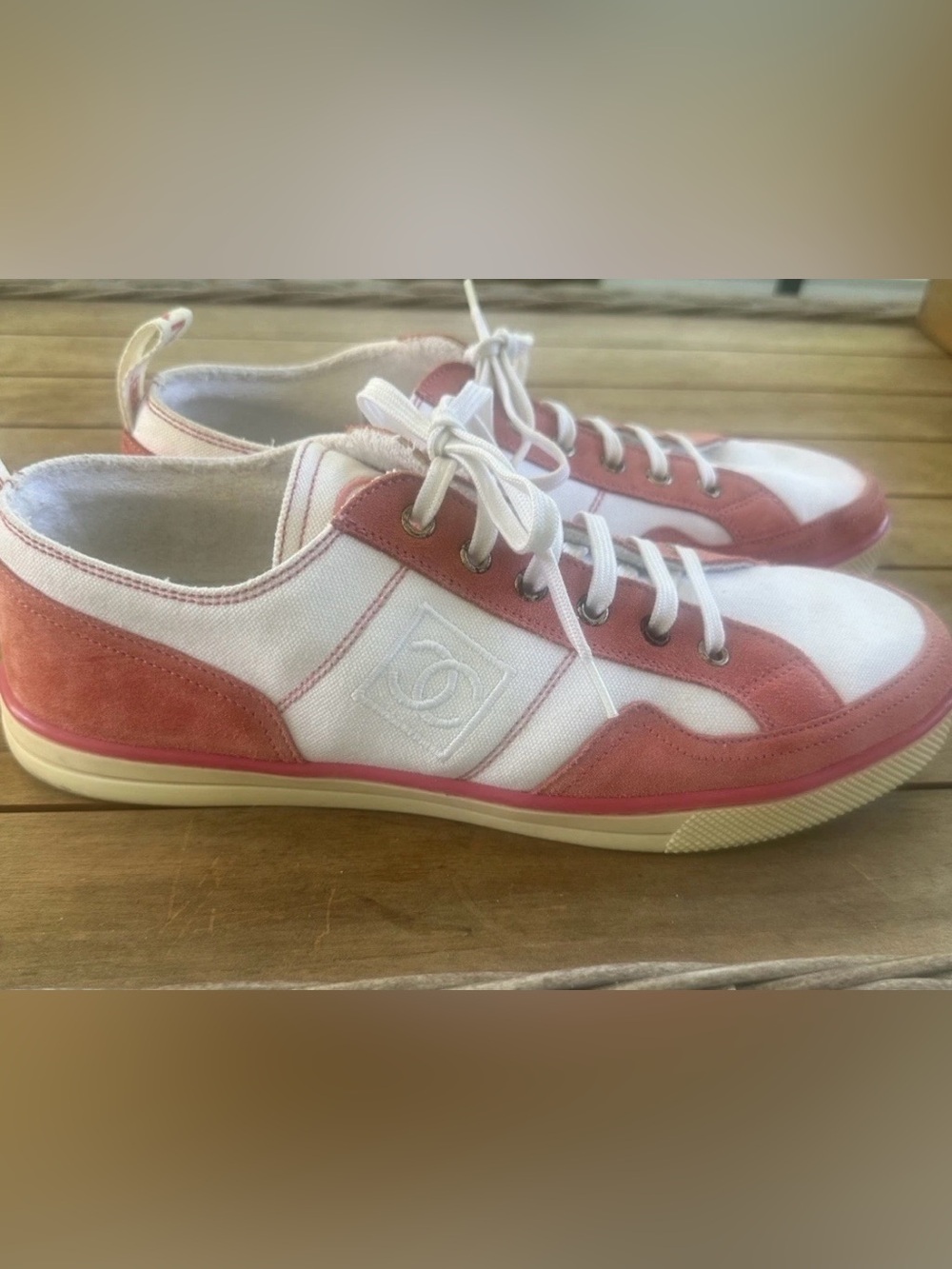 Camel Suede & Canvas 2008 Cruise Tennis Shoes 11.5
